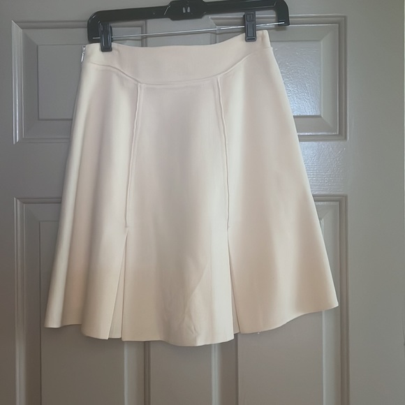 Chado Ralph Rucci crepe side zip pleated skirt - Picture 2 of 6